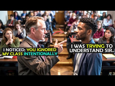 Calculus Professor Humiliated a Quite Black Student—But Has No Idea, this Boy is a Calculus Genius!