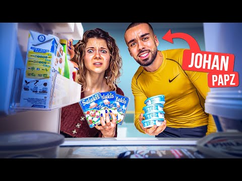 JOHAN PAPZ BALANCE SON FRIGO ! (régime drastique, goûts chelous...) ft. @JohanPapz