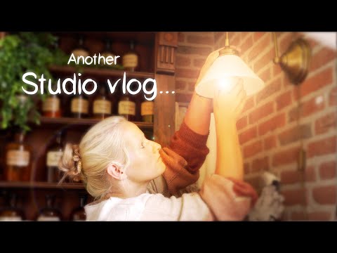 Studio vlog: Some more coziness and more shop stuff