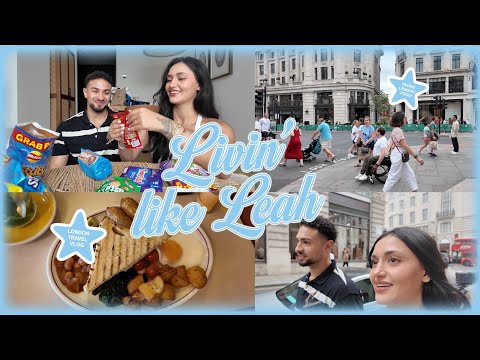 trying popular UK snacks in London with my British BF: LDN VLOG