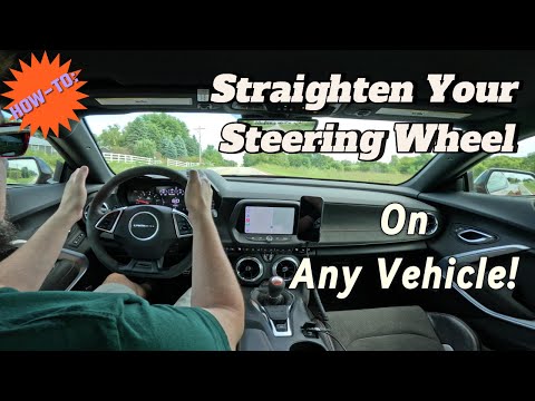 Straighten Your Steering Wheel Alignment // Any Vehicle