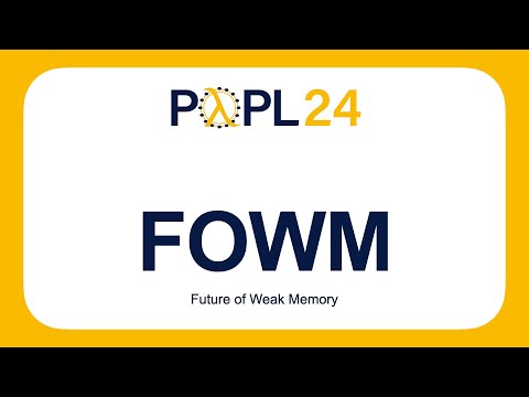 [FOWM'24] What we learned from C++ atomics and memory model standardization