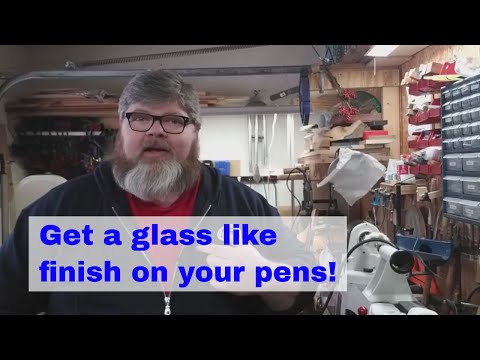 How to get a smooth as glass CA finish for your pens