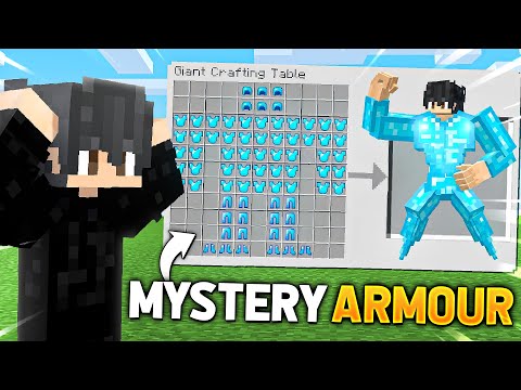 I Made a Giant MYSTERY ARMOR in Minecraft...