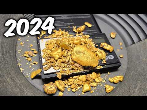 How Much GOLD Did I Find In 2024? *Best Yet*