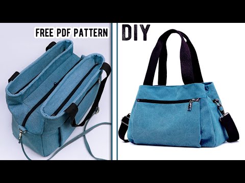 DIY Denim Triple Bag Tutorial Popular Design