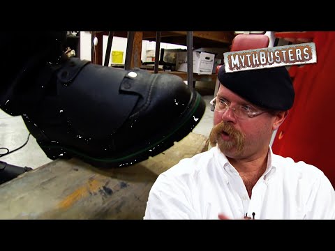 Do Steel Toe Boots Really Protect Your Toes? | MythBusters