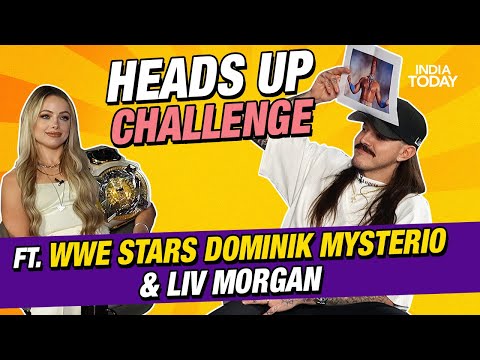 WWE Stars Dominik Mysterio And Liv Morgan Play 'heads-up' | India Today