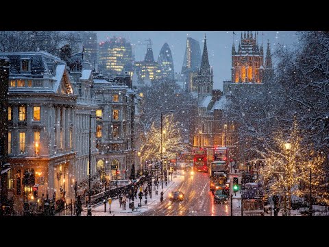 런던의 크리스마스, 빈티지 재즈가 흐르는 거리 | Christmas Jazz playlist