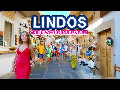 LINDOS RHODES | The most beautiful Greek village ever! (tour of Old Town, Beaches and more)