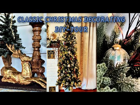 Holiday Home Tour- DIY- Using What You Own to Create A Cozy Christmas Atmosphere!