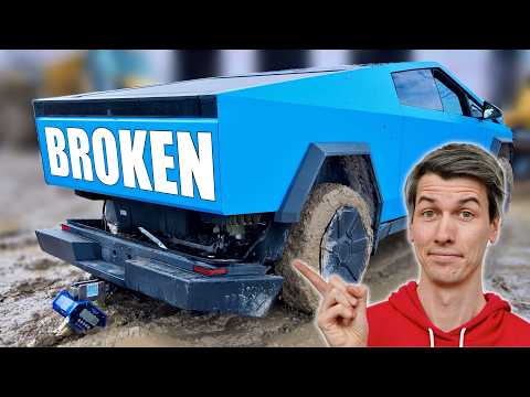 Does The Tesla Cybertruck Have A Problem? Broken Tow Hitch!