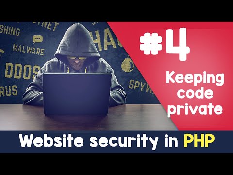 #04 Keeping code private | PHP Website Security & hacking protection | Quick programming tutorial