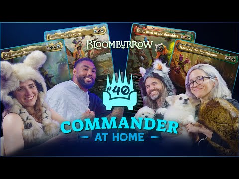 Big Cat, Little Critters | Seahawk Leonard Williams and Amazonian play Bloomburrow Commander | Ep 40