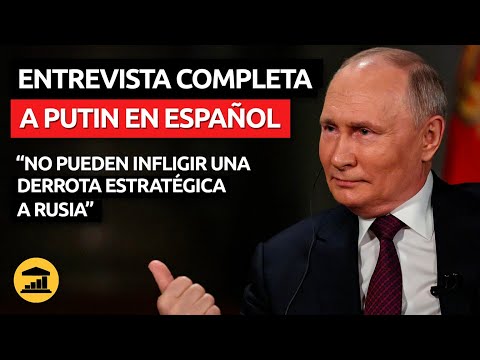 Entrevista completa en ESPAÑOL a VLADÍMIR PUTIN de Tucker Carlson  - VisualPolitik