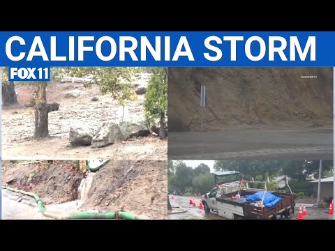 California storm brings flooding, mudflow, and nightmare driving conditions