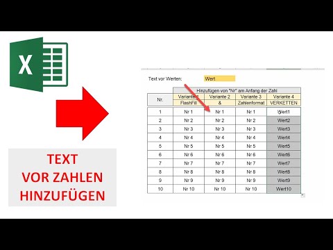 Wie man Text an den Anfang von Zahlen hinzufügt - 4 Varianten I Excelpedia