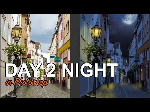 How to turn DAY into NIGHT in Photoshop in 3 easy steps
