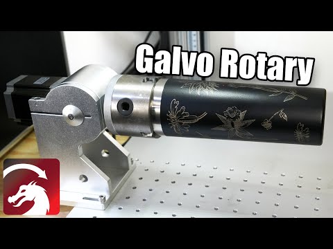 Galvo Laser Rotary Set Up
