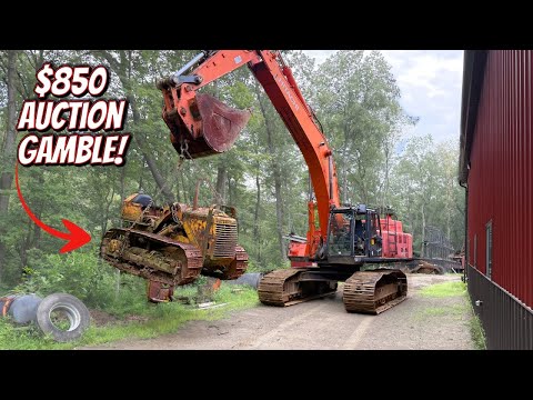 1950s Caterpillar hasn’t run in many years ... WILL IT START??