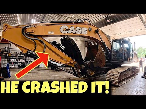 Massive Case Excavator Gets New Thumb But It Cost Us! Rookie Operator