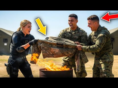 They Burned Her Old Jacket, So She Returned Wearing Black Ops Gear