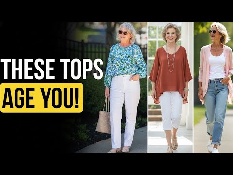 STOP Wearing These 10 TOPS After 55 (That CHEAPEN Your Look!)