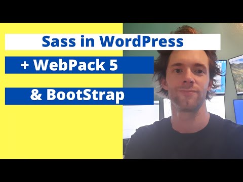 sass in wordpress ( Easy way + webpack & bootstrap)