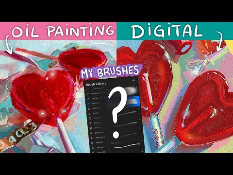 MY digital BRUSHES and how I use them - βdigital traditionalβ TUTORIAL on ArtRage
