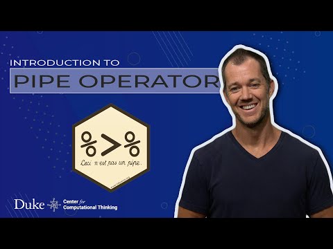 Introducing the Pipe Operator in R