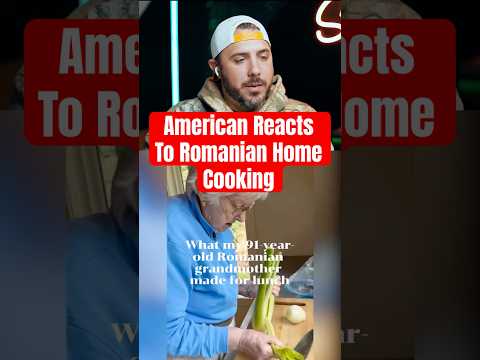 There’s no cooking like grandmas cooking! #romania #europe #americanreacts #cooking