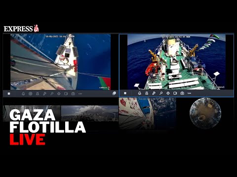 LIVE: Aboard Gaza aid flotilla boat as it attempts to break Israel blockade