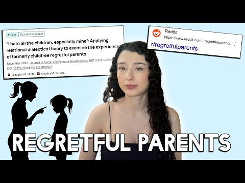 What causes regretful parents, according to research