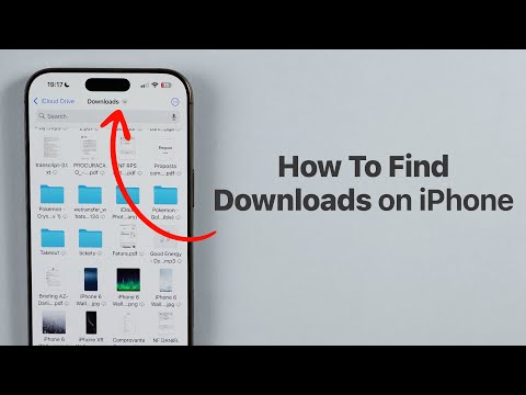 How To Find Downloads on your iPhone!