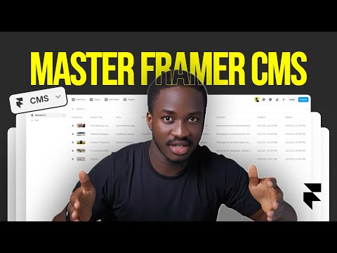 Master FRAMER'S CMS in 40 Minutes | Complete Beginner Tutorial