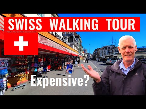 WALKING TOUR of the tourist town of Interlaken. How expensive is this place?