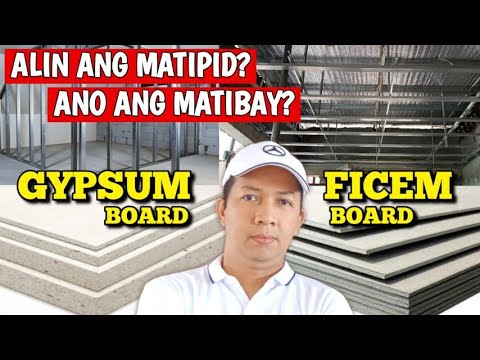 Alin ang mas matipid at matibay? Gypsum board vs Ficem board