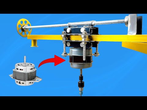 Unbelievable! This DIY Machine Built From a Washing Machine Motor Is Worth Thousands