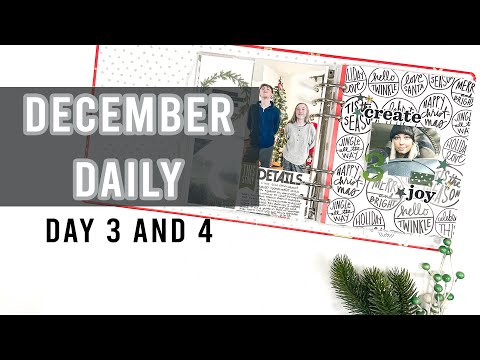 Ali Edwards | December Daily 2025 | Day 3 and 4