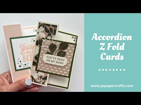 How To Make Accordion Z Fold Cards