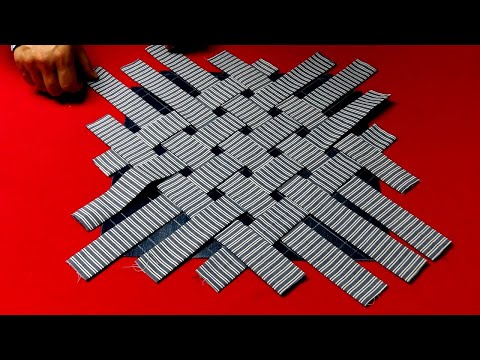 DIY안입는 셔츠 절대 버리지 마세요! "명품"이 될 수 있어요!/Don't throw away old shirt. It can be a "luxury tote bag"