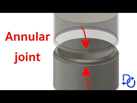Joining 3D prints with annular joints designed in Fusion 360