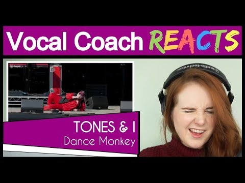Vocal Coach reacts to Tones and I - Dance Monkey (Live)
