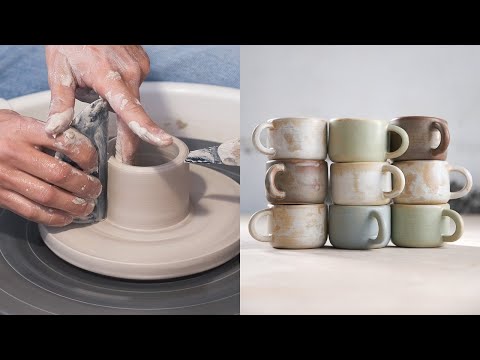 From Clay to Cup: Crafting Mini Espresso Mugs on the Potter's Wheel - vapor03