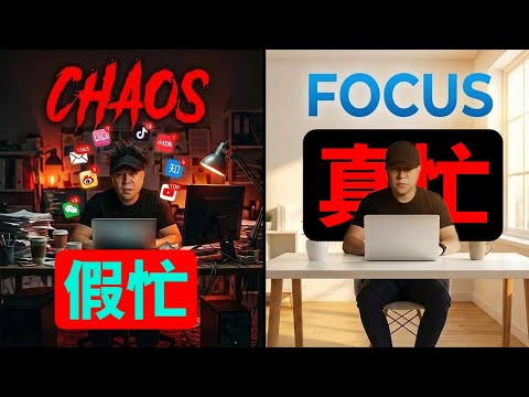 累死了,却什么都没做成?你不会专注?看完这部影片,你会来感谢我