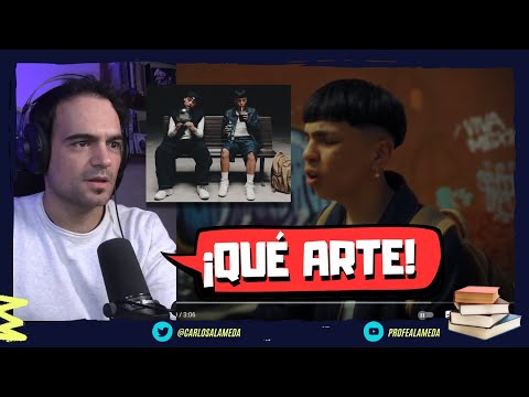 Profesor reacciona😅 a MILO J y Peso Pluma - UNA BALA