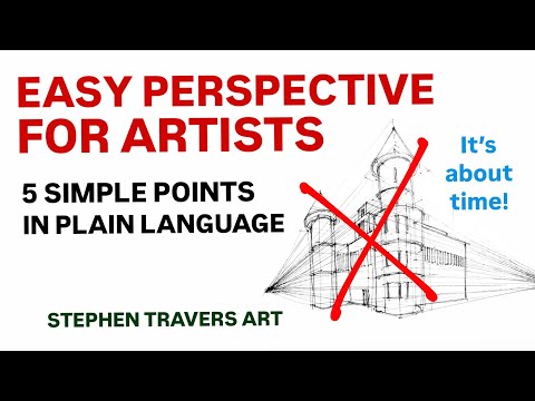 At Last!  An Easy Perspective Explanation for the Needs of Artists
