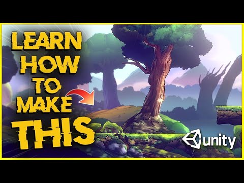 Unity 2D Scene Tutorial - Layers, lighting, post-processing, blur camera etc