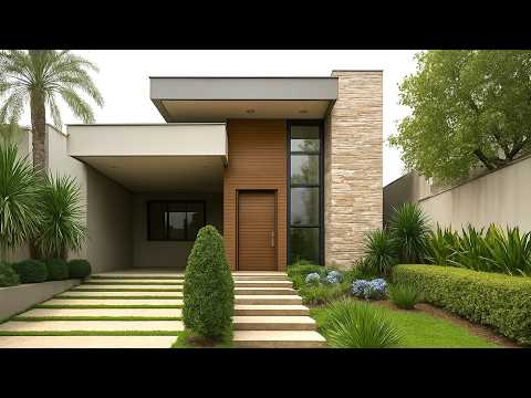 CASA PEQUENA E MODERNA II TERRENO 8X25m II PLANTA BAIXA