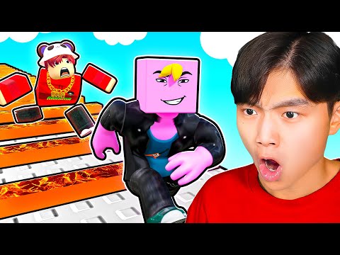 We Raced in Roblox’s Hardest Game
